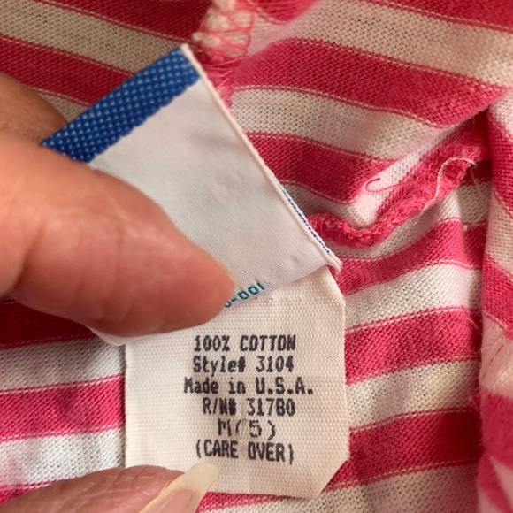 Striped Pink Sleeveless Hoodie for Kids - Picture 5 of 8